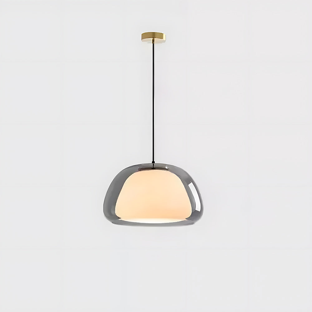 Lumen Collection | Glass Pendant Light with Translucent Shade | Modern Design for Warm Ambient Lighting 6