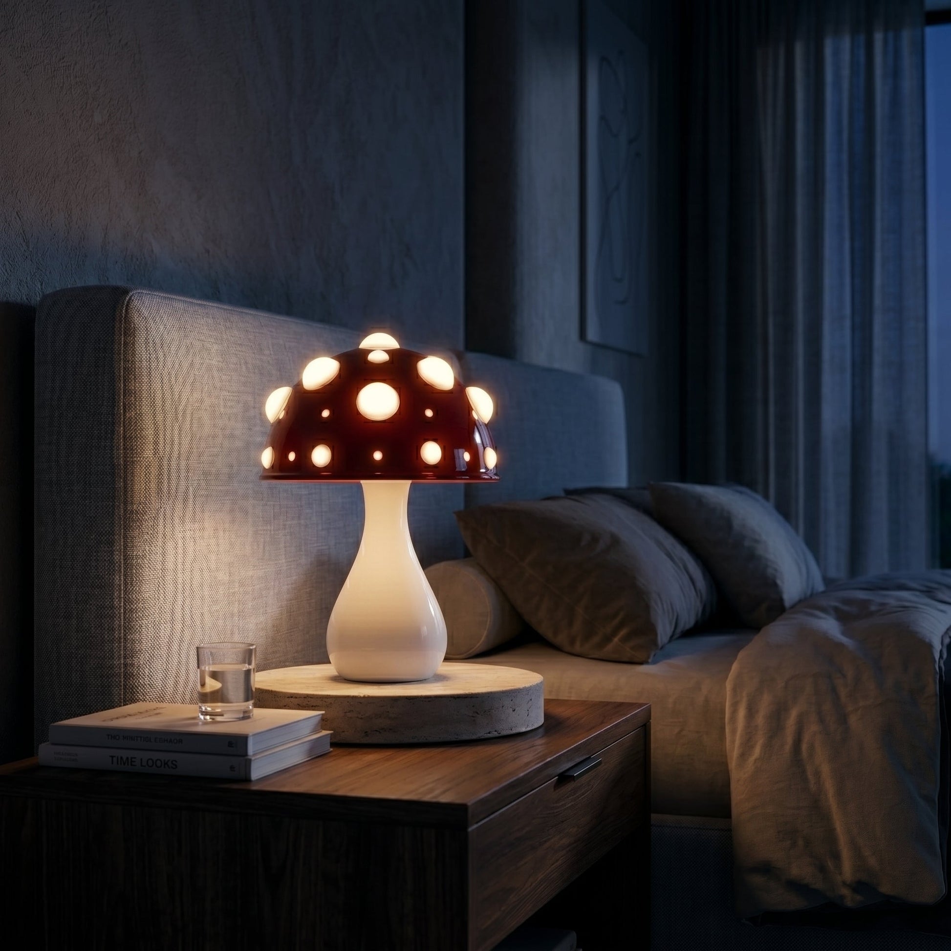 Lumen Collection | LED Table Lamp with Dimmable Brightness | Stylish Bedside Lighting for Cozy Spaces 1