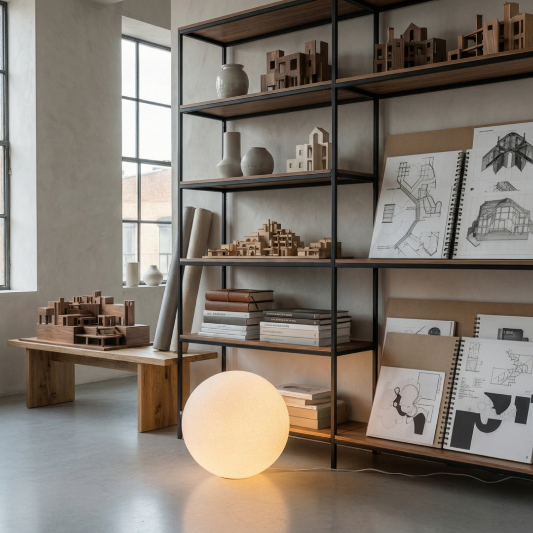 Lumen Collection | Modern Floor Lamp with Globe Shade & Soft Ambient Light | Stylish Addition for Living Rooms 0
