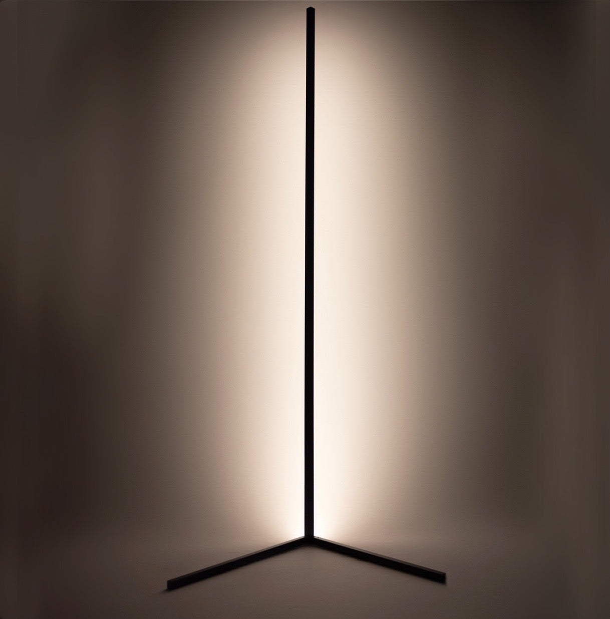 Lumen Collection | Modern Floor Lamp with Integrated LED & Slim Design | Space-Saving Standing Lamp for Living Room 6