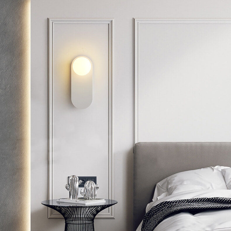 Lumen Collection | Modern Wall Sconce Lighting with Glass Diffuser | Minimalist Design for Soft Ambient Glow 11