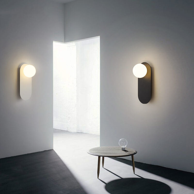 Lumen Collection | Modern Wall Sconce Lighting with Glass Diffuser | Minimalist Design for Soft Ambient Glow 6