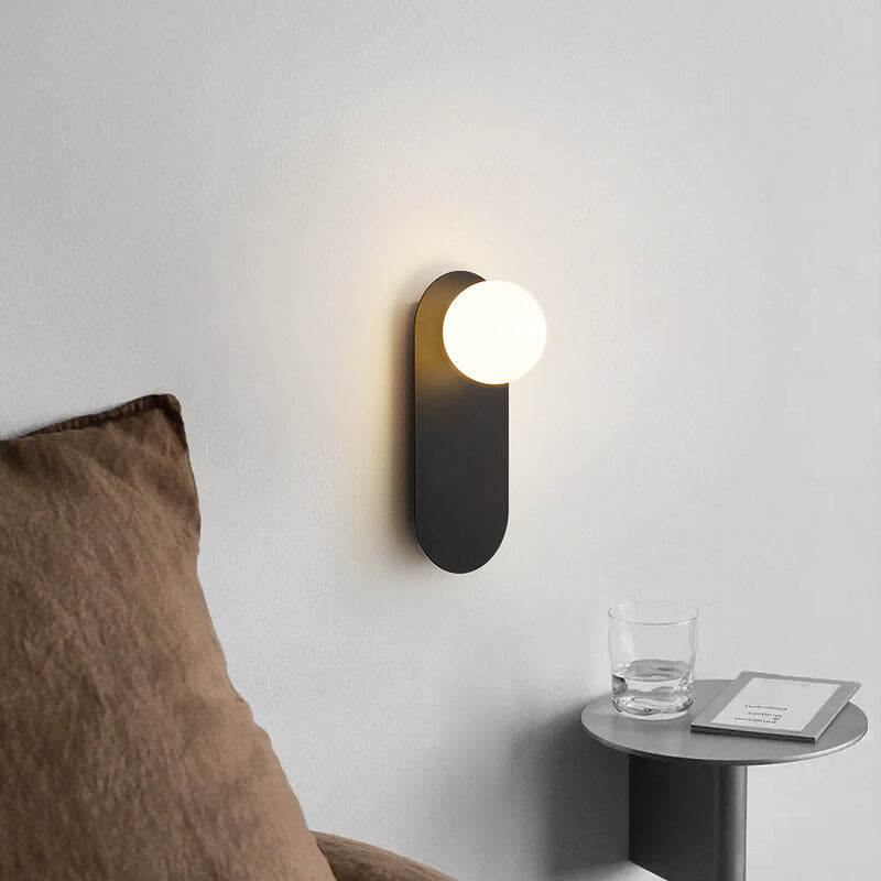 Lumen Collection | Modern Wall Sconce Lighting with Glass Diffuser | Minimalist Design for Soft Ambient Glow 8