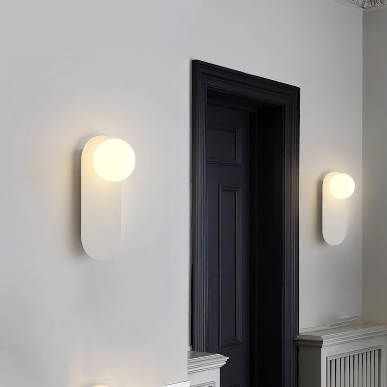 Lumen Collection | Modern Wall Sconce Lighting with Glass Diffuser | Minimalist Design for Soft Ambient Glow 9