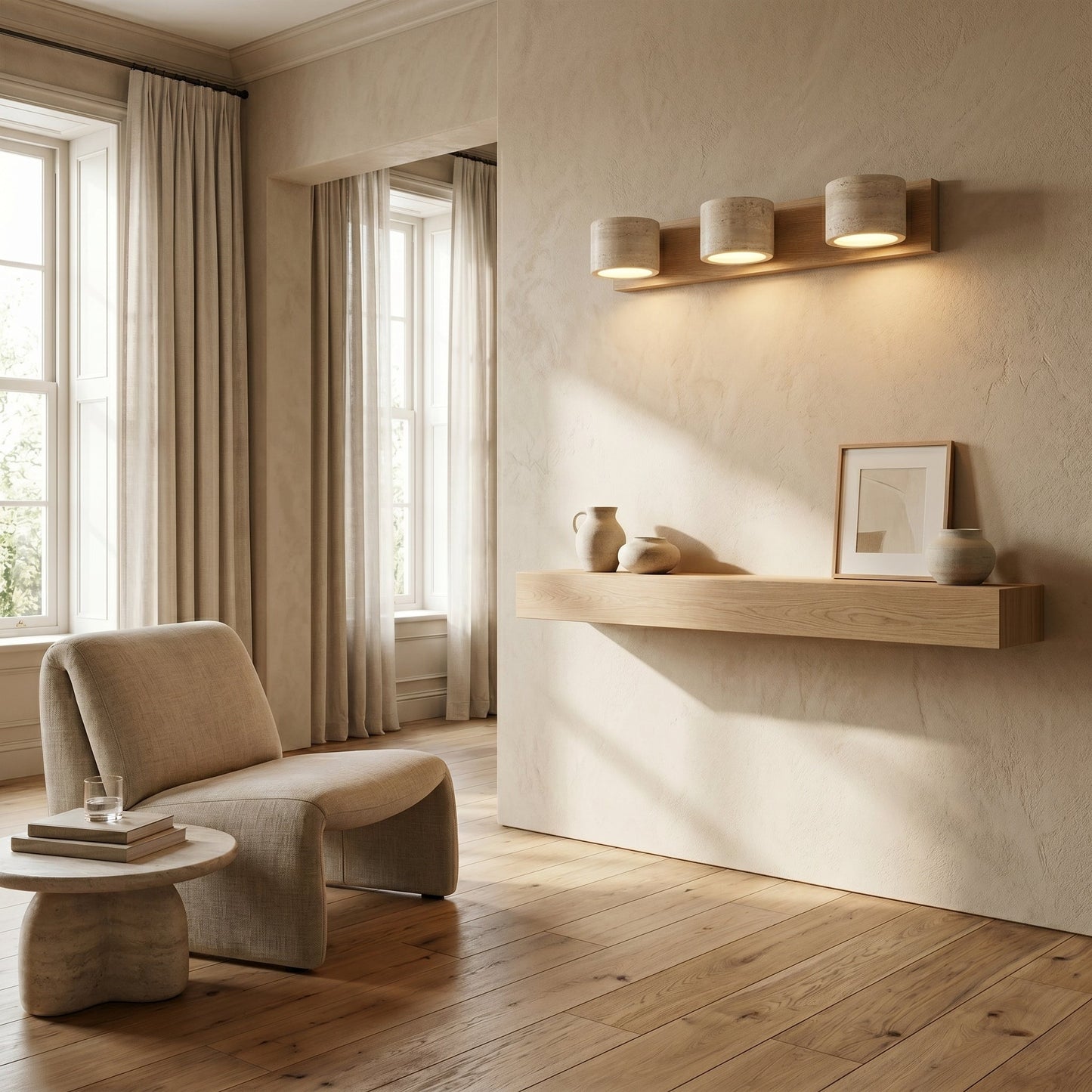 Lumen Collection | Outdoor Wall Light with Soft LED Glow | Contemporary Design for Ambient Illumination 2