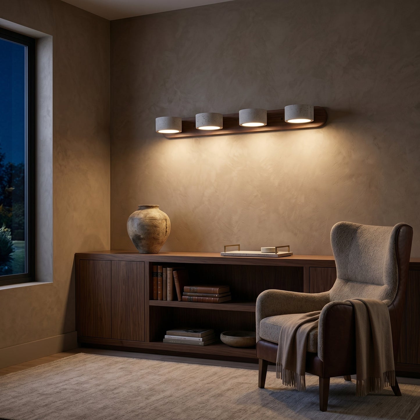 Lumen Collection | Outdoor Wall Light with Soft LED Glow | Contemporary Design for Ambient Illumination 4