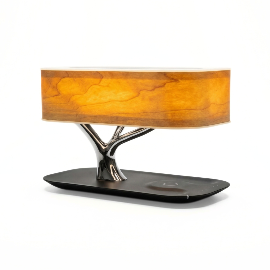 Lumen Collection | Smart Table Lamp with Bluetooth Speakers & Wireless Charging | Modern Design for Enhanced Living 7