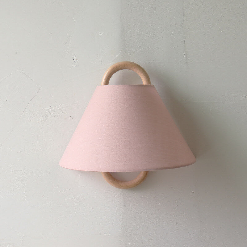 Lumen Collection | Wooden Wall Sconce Light with Fabric Shade | Soft Ambient Wall Lamp for Cozy Spaces 11