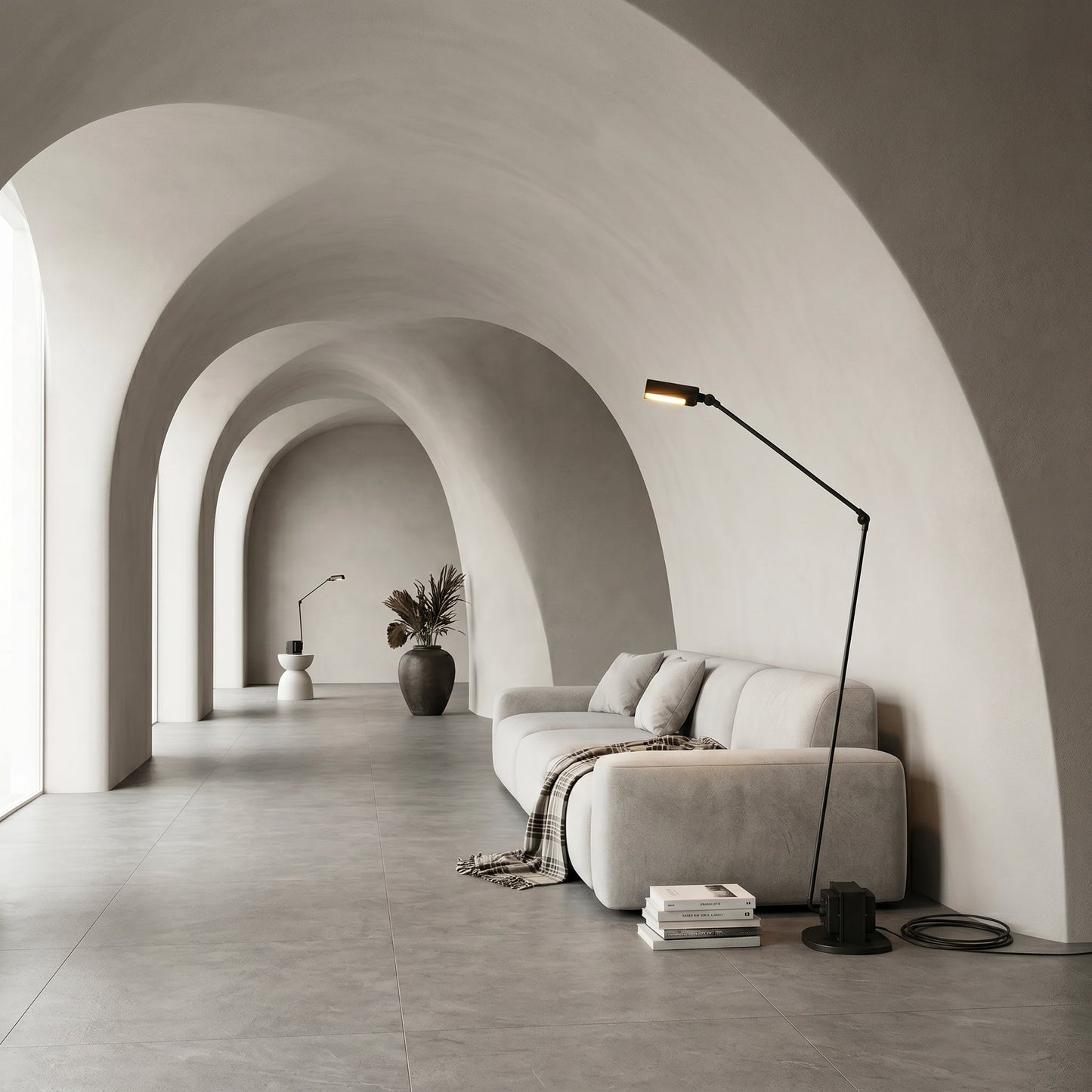 Lumen Daphine | Modern Floor Lamp with Adjustable Dual-Arm Design | Precision Task Lighting for Living Rooms 1