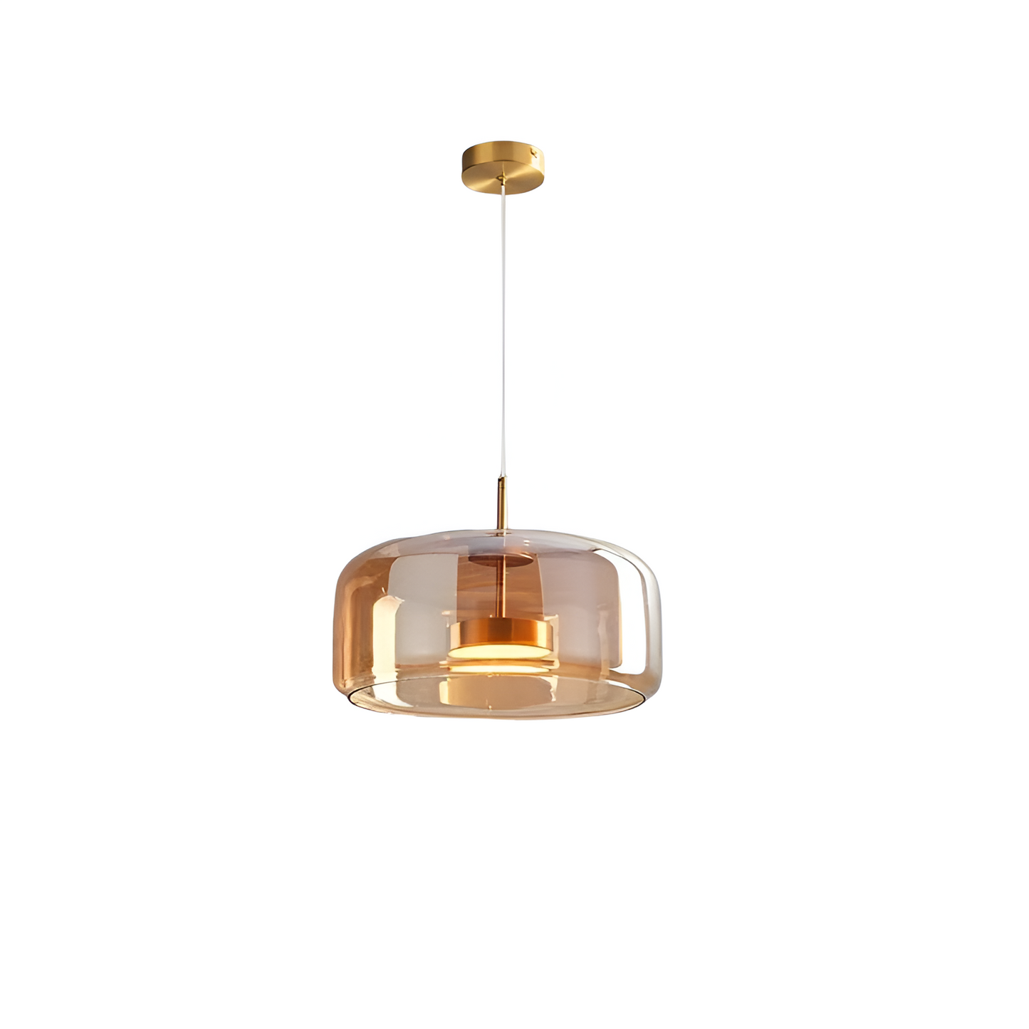 Lumen Hailie Trio | Glass Pendant Light with Adjustable Hanging Length | Retro Design for Warm Illumination 6