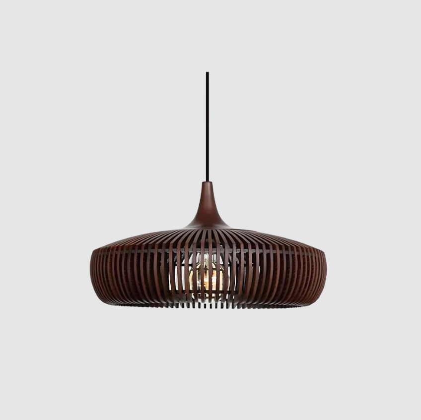 Lumen Hinori | Japandi Wood Pendant Light with Adjustable Cord | Elegant Design for Cozy Kitchen Pendant Lighting 6