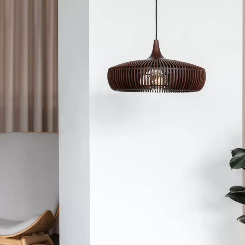 Lumen Hinori | Japandi Wood Pendant Light with Adjustable Cord | Elegant Design for Cozy Kitchen Pendant Lighting 8
