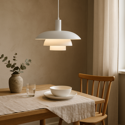 Lumen Juliet | Danish Pendant Light with Layered Shade Design | Modern Illumination for Dining and Living Spaces 0