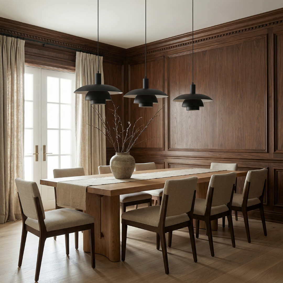 Lumen Juliet | Danish Pendant Light with Layered Shade Design | Modern Illumination for Dining and Living Spaces 4