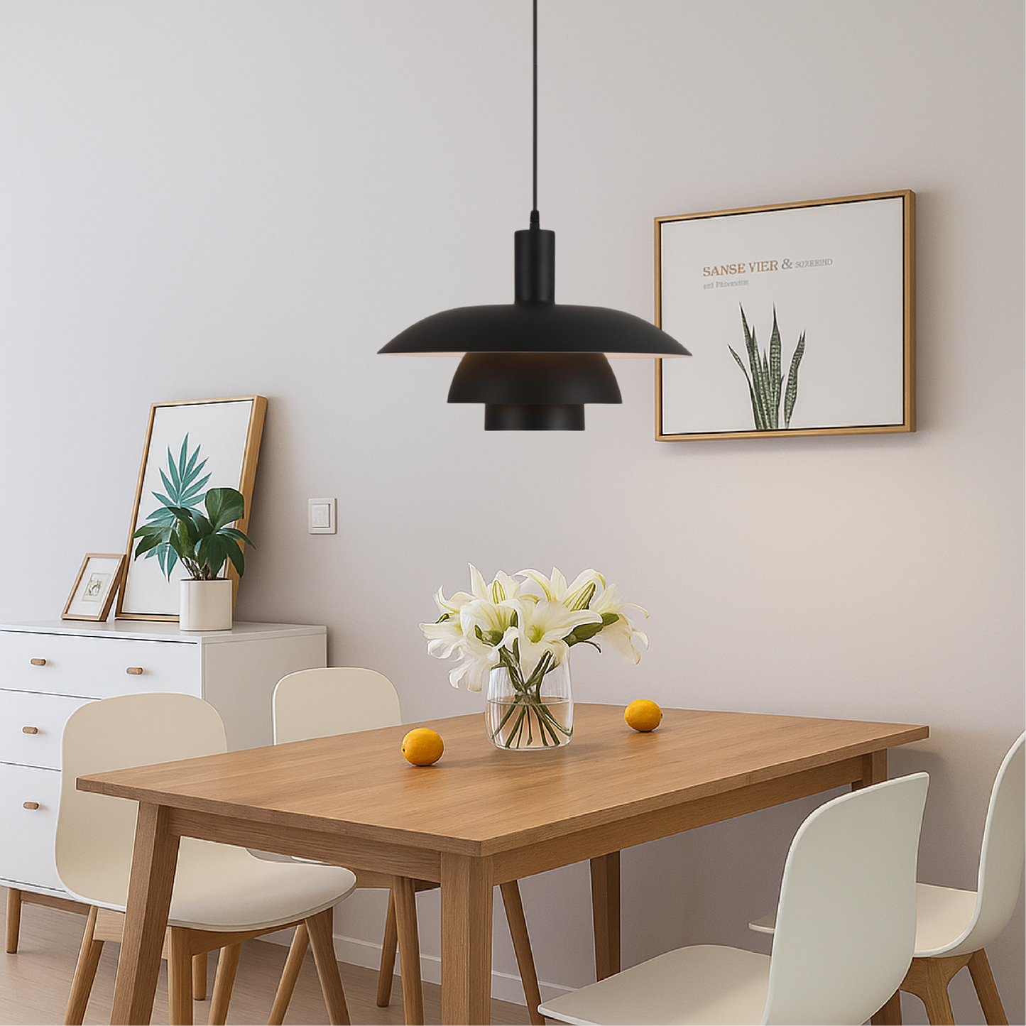 Lumen Juliet | Danish Pendant Light with Layered Shade Design | Modern Illumination for Dining and Living Spaces 8