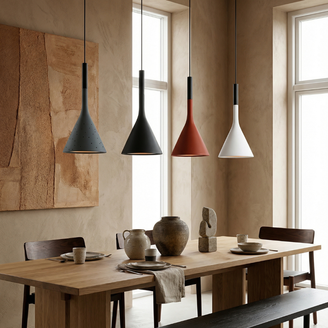 Lumen Modern | Nordic Pendant Light with Adjustable Cord | Minimalist Kitchen Island Lighting for Versatile Illumination 0