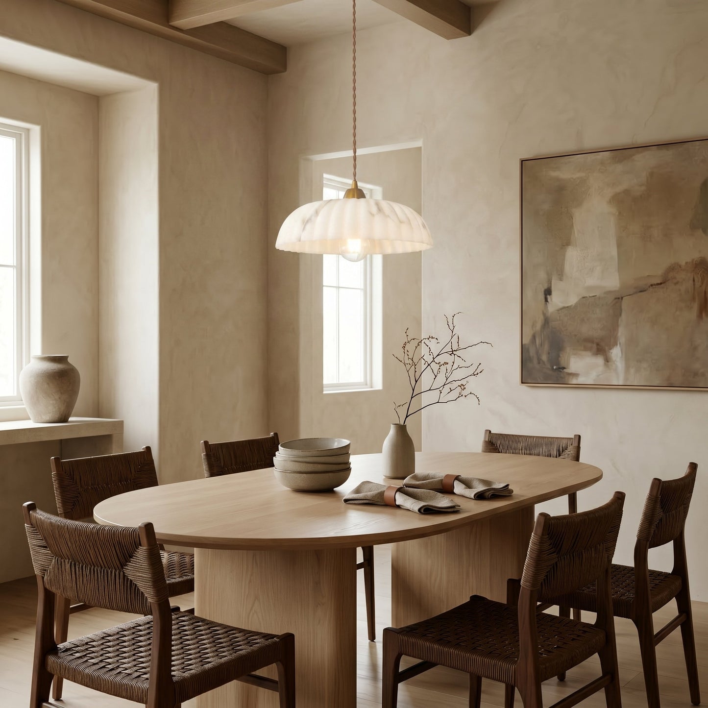 Lumen Orielle | Sculptural Pendant Light with Adjustable Height | Elegant Kitchen Pendant Lighting for Modern Spaces 1