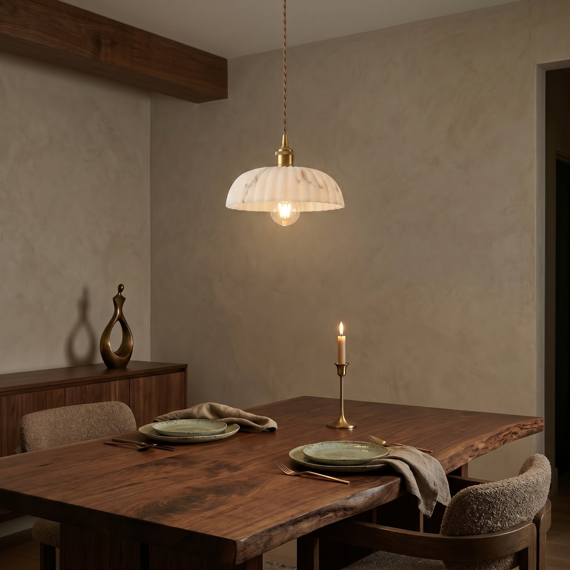 Lumen Orielle | Sculptural Pendant Light with Adjustable Height | Elegant Kitchen Pendant Lighting for Modern Spaces 2