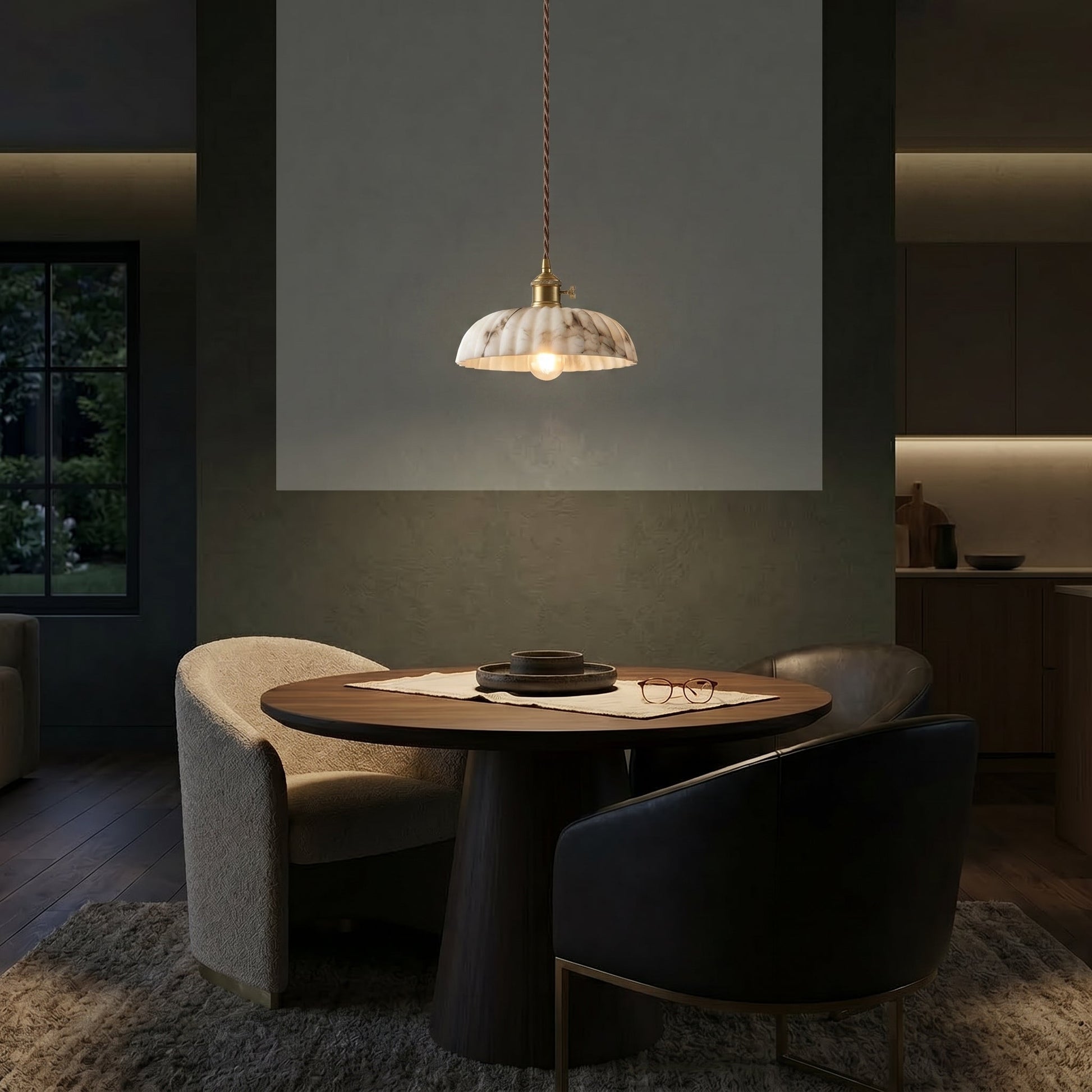 Lumen Orielle | Sculptural Pendant Light with Adjustable Height | Elegant Kitchen Pendant Lighting for Modern Spaces 3