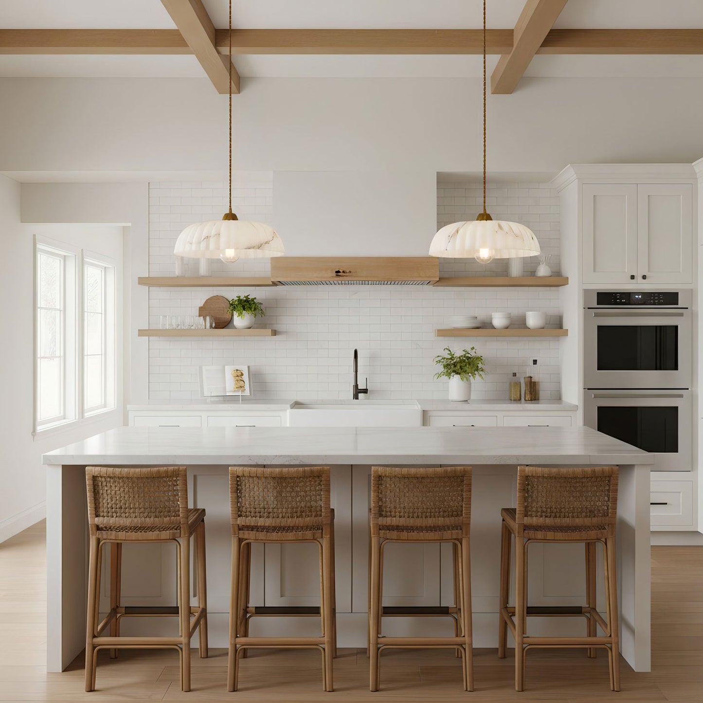 Lumen Orielle | Sculptural Pendant Light with Adjustable Height | Elegant Kitchen Pendant Lighting for Modern Spaces 5