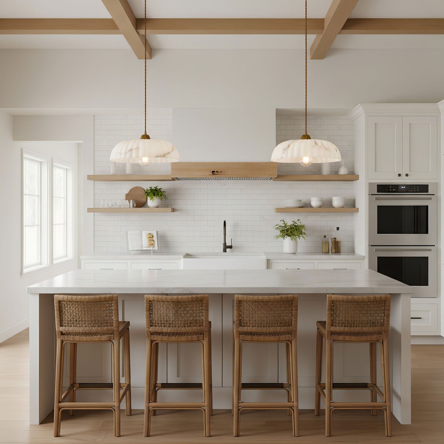 Lumen Orielle | Sculptural Pendant Light with Adjustable Height | Elegant Kitchen Pendant Lighting for Modern Spaces 5