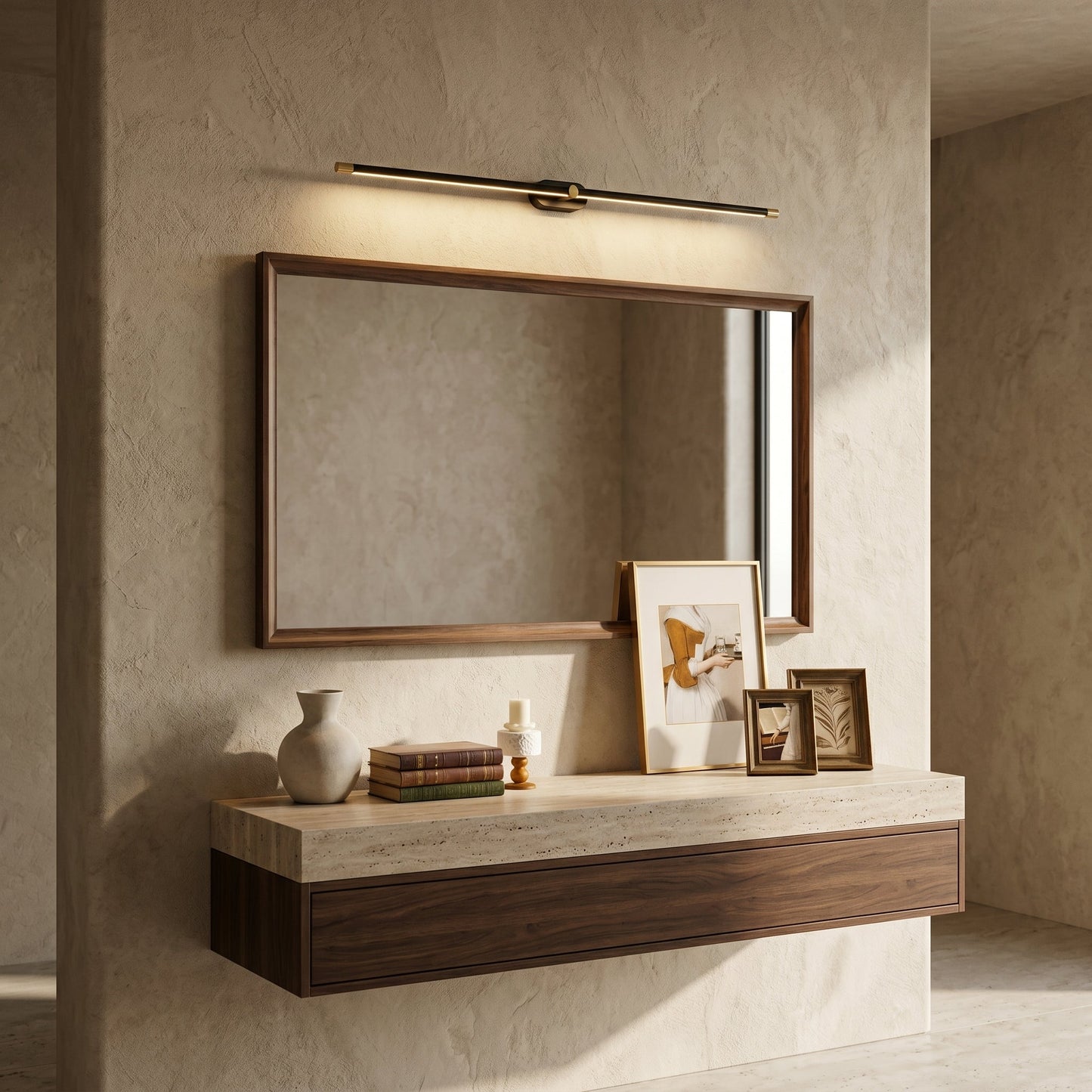 Lumen Series | Rechargeable Wall Lamp with Directional Reading Light | Compact Design for Indoor Spaces 1