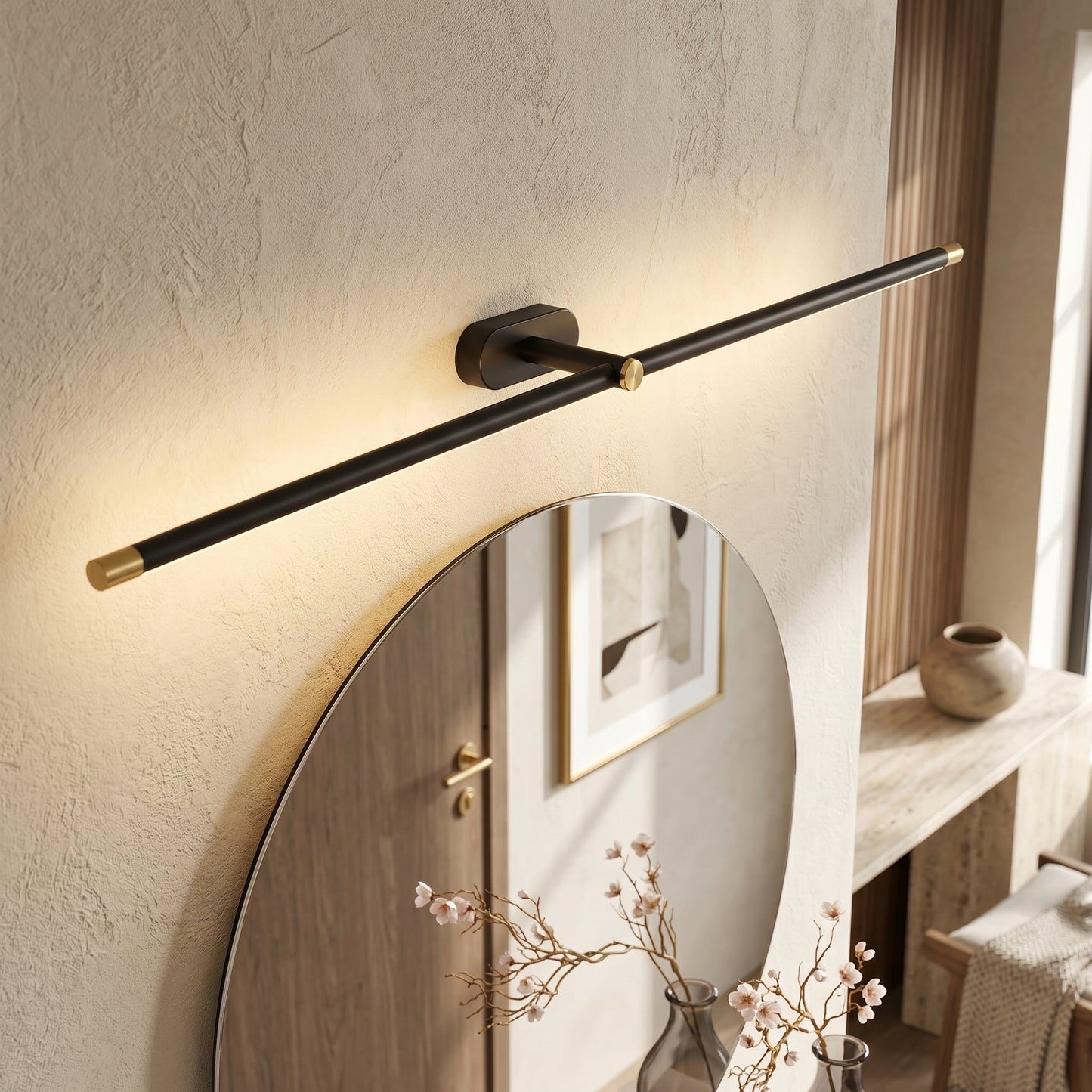 Lumen Series | Rechargeable Wall Lamp with Directional Reading Light | Compact Design for Indoor Spaces 2
