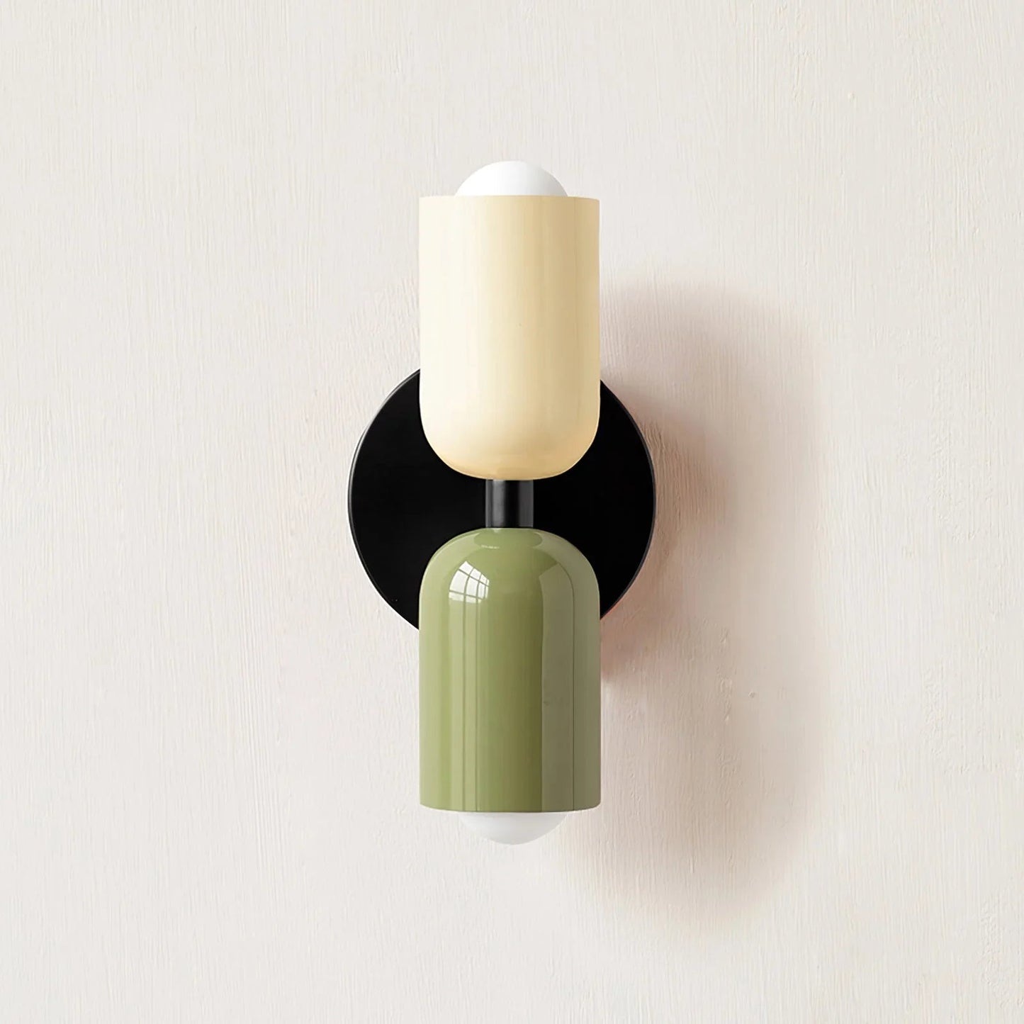 Lumen Vintage | Elegant Wall Sconce with Curved Glass Shade | Stylish Wall Lights for Timeless Bathroom Ambiance 0