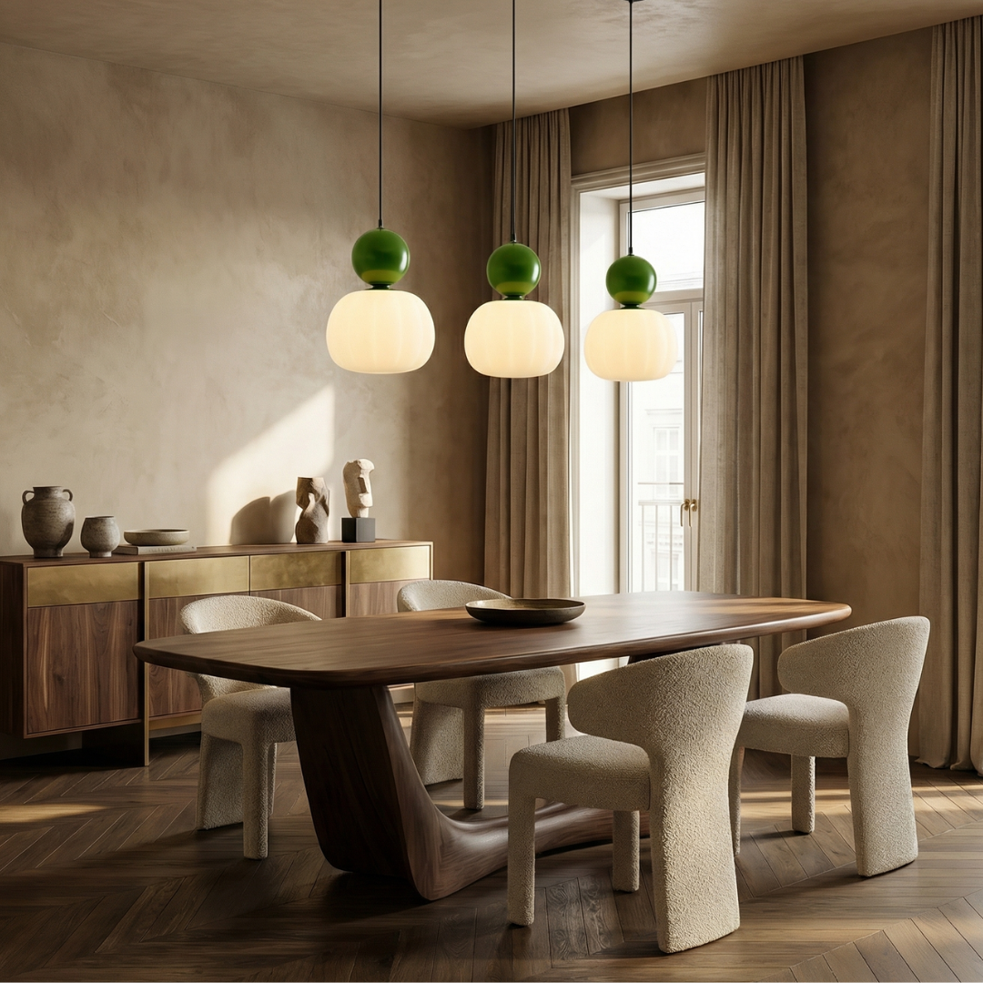 Lumen | Art Deco Pendant Light with Dual-Sphere Design | Modern Illumination for Elegant Spaces 2