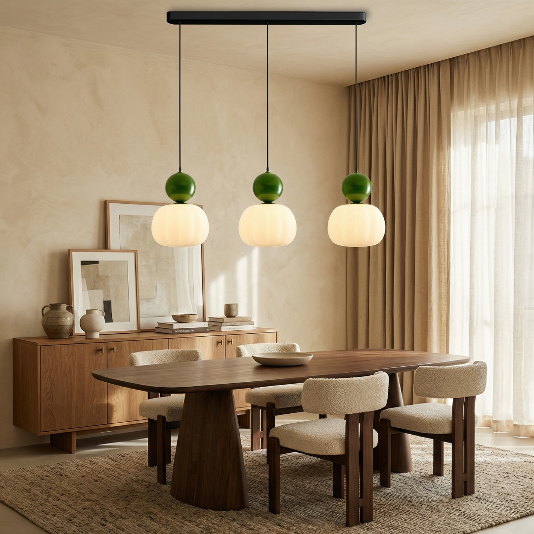 Lumen | Art Deco Pendant Light with Dual-Sphere Design | Modern Illumination for Elegant Spaces 4