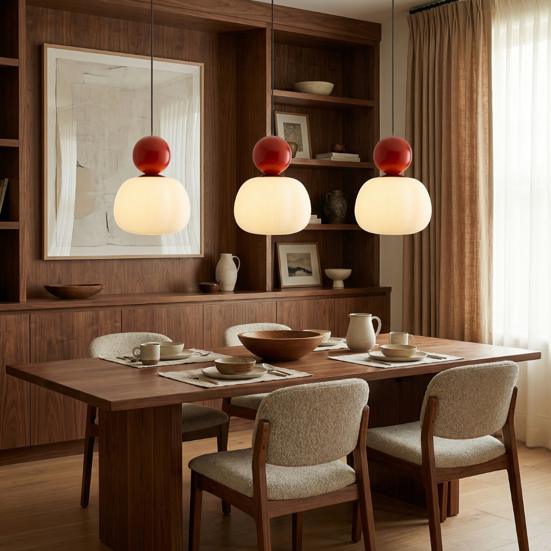 Lumen | Art Deco Pendant Light with Dual-Sphere Design | Modern Illumination for Elegant Spaces 6