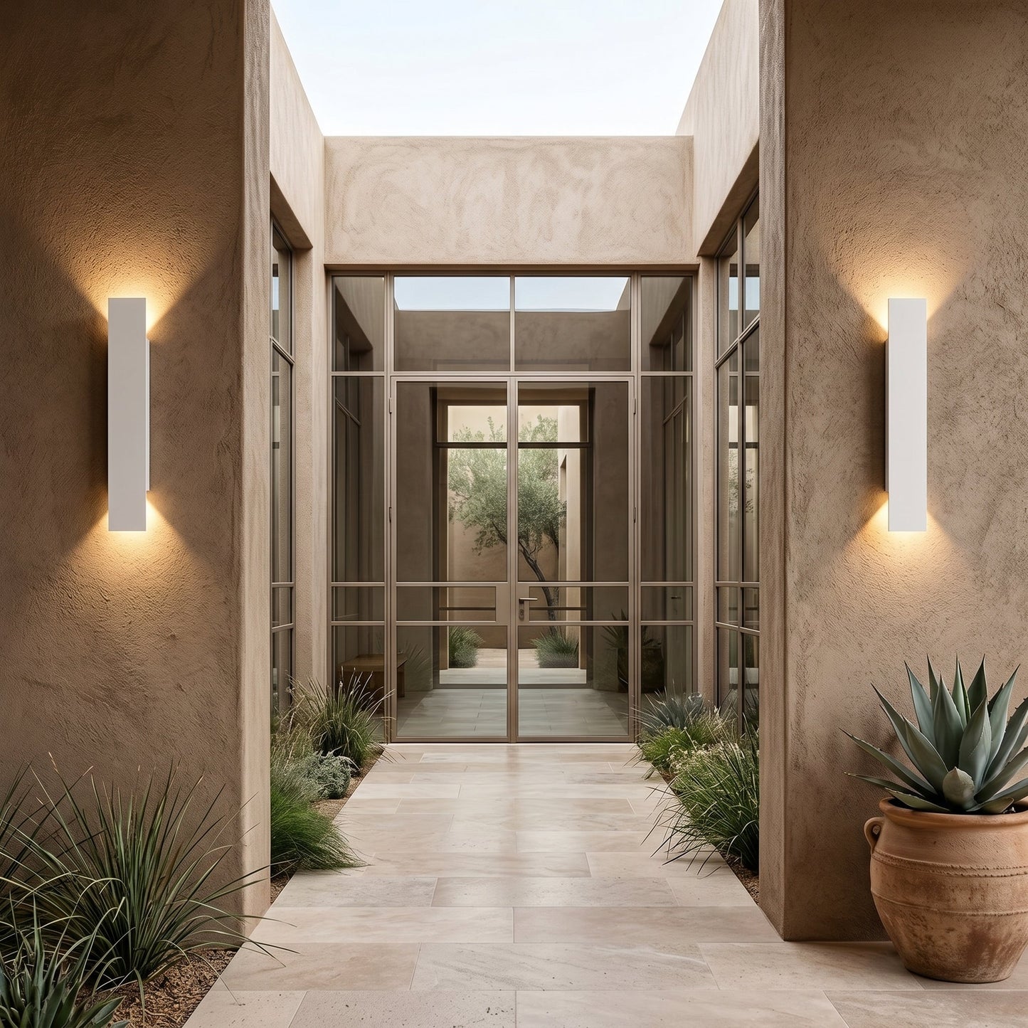 Lumen | Outdoor Wall Lights with Bi-Directional Illumination | Weather-Resistant Design for Elegant Landscape Lighting 1
