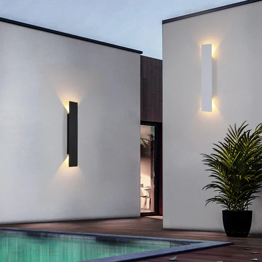 Lumen | Outdoor Wall Lights with Bi-Directional Illumination | Weather-Resistant Design for Elegant Landscape Lighting 6