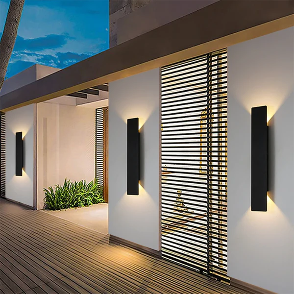 Lumen | Outdoor Wall Lights with Bi-Directional Illumination | Weather-Resistant Design for Elegant Landscape Lighting 8