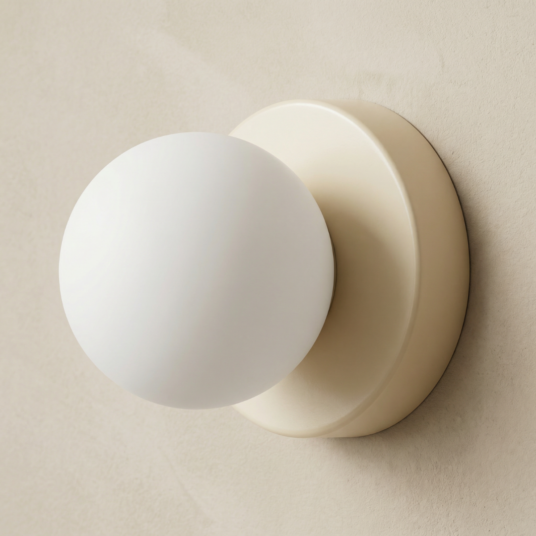 Lumen | Wall Sconce Lighting with Elegant Iron & Glass Design | Minimalist Wall Lights for Modern Interiors 0