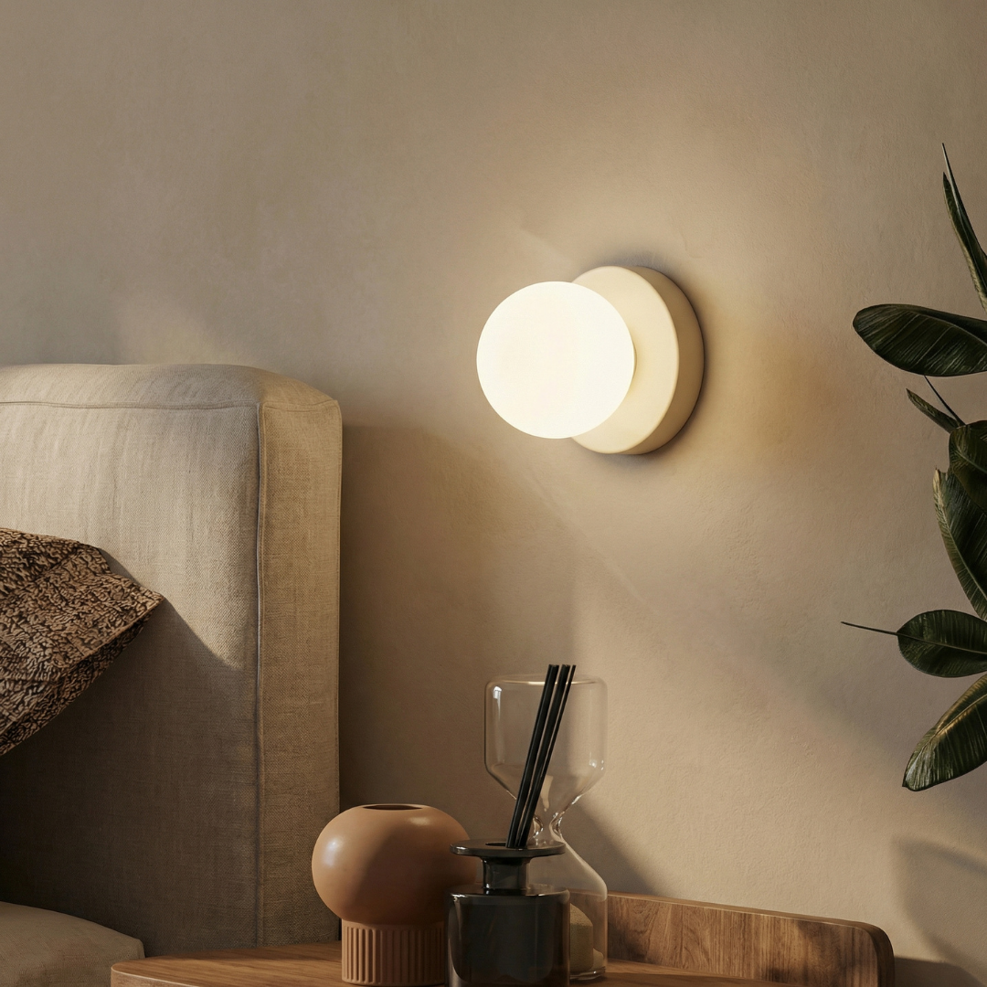 Lumen | Wall Sconce Lighting with Elegant Iron & Glass Design | Minimalist Wall Lights for Modern Interiors 1
