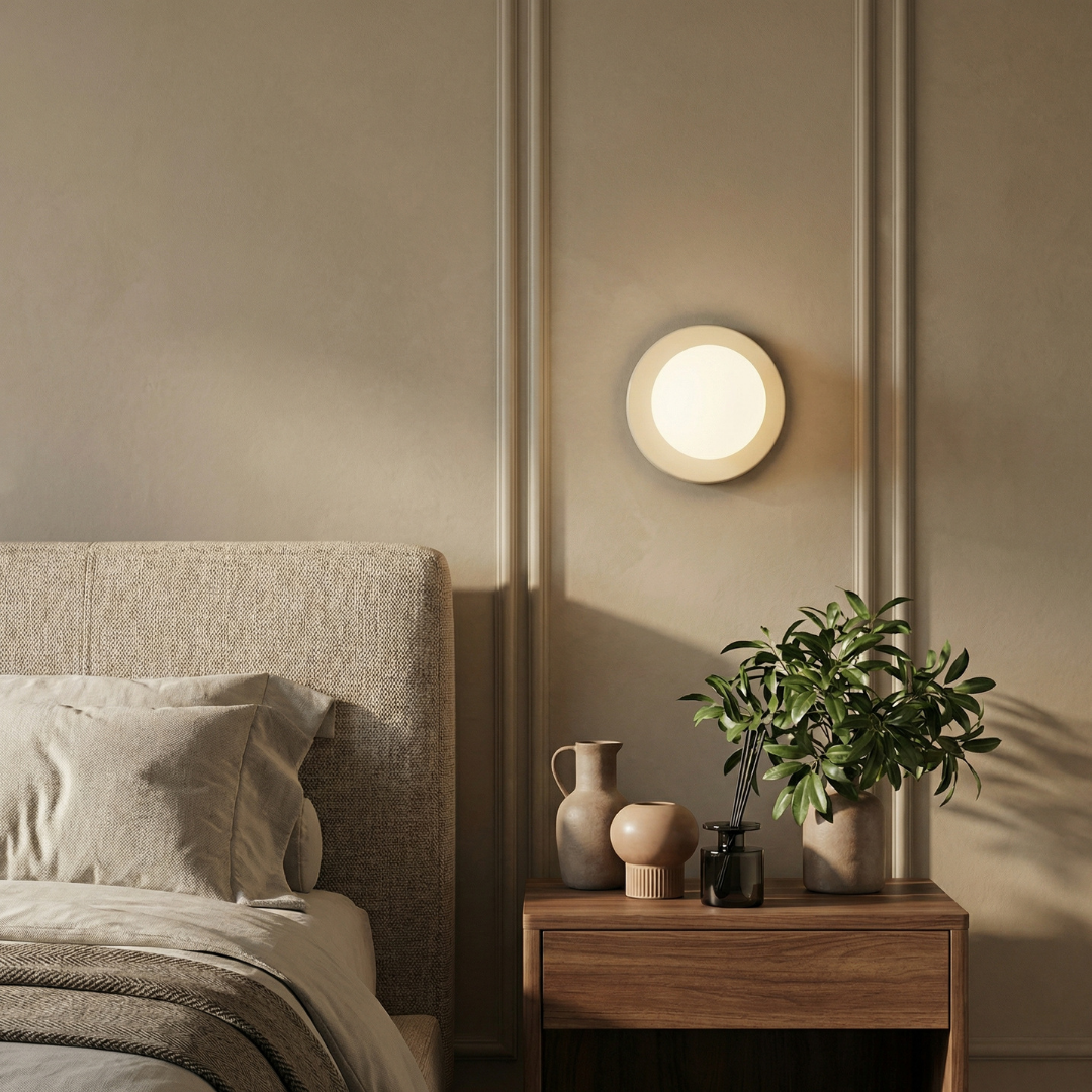 Lumen | Wall Sconce Lighting with Elegant Iron & Glass Design | Minimalist Wall Lights for Modern Interiors 3
