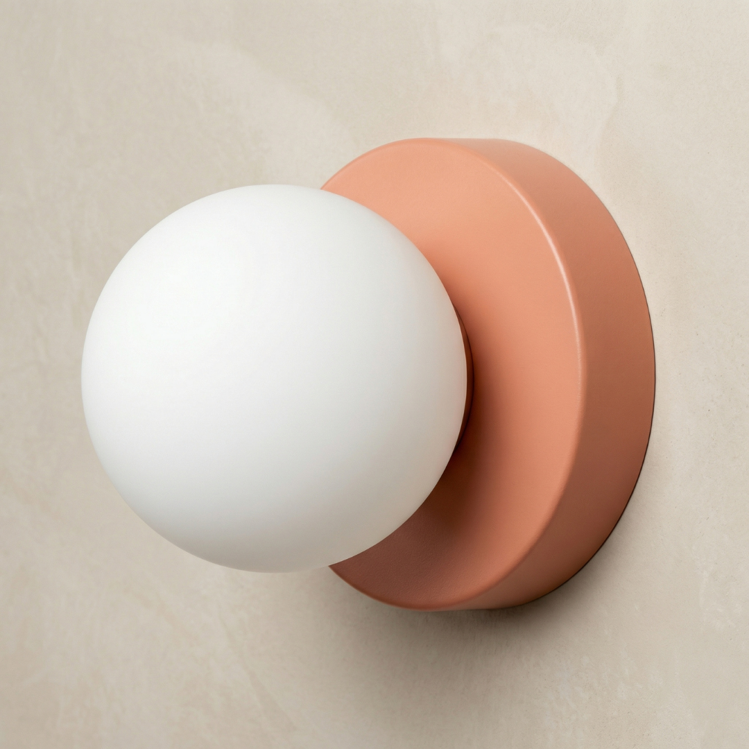 Lumen | Wall Sconce Lighting with Elegant Iron & Glass Design | Minimalist Wall Lights for Modern Interiors 5