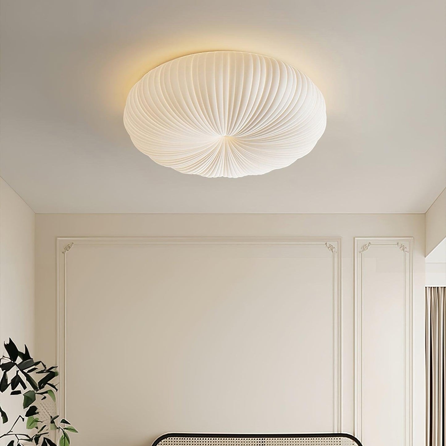 LuminaraGlow | Elegant Modern Flush Mount Ceiling Light Fixture with Remote 1