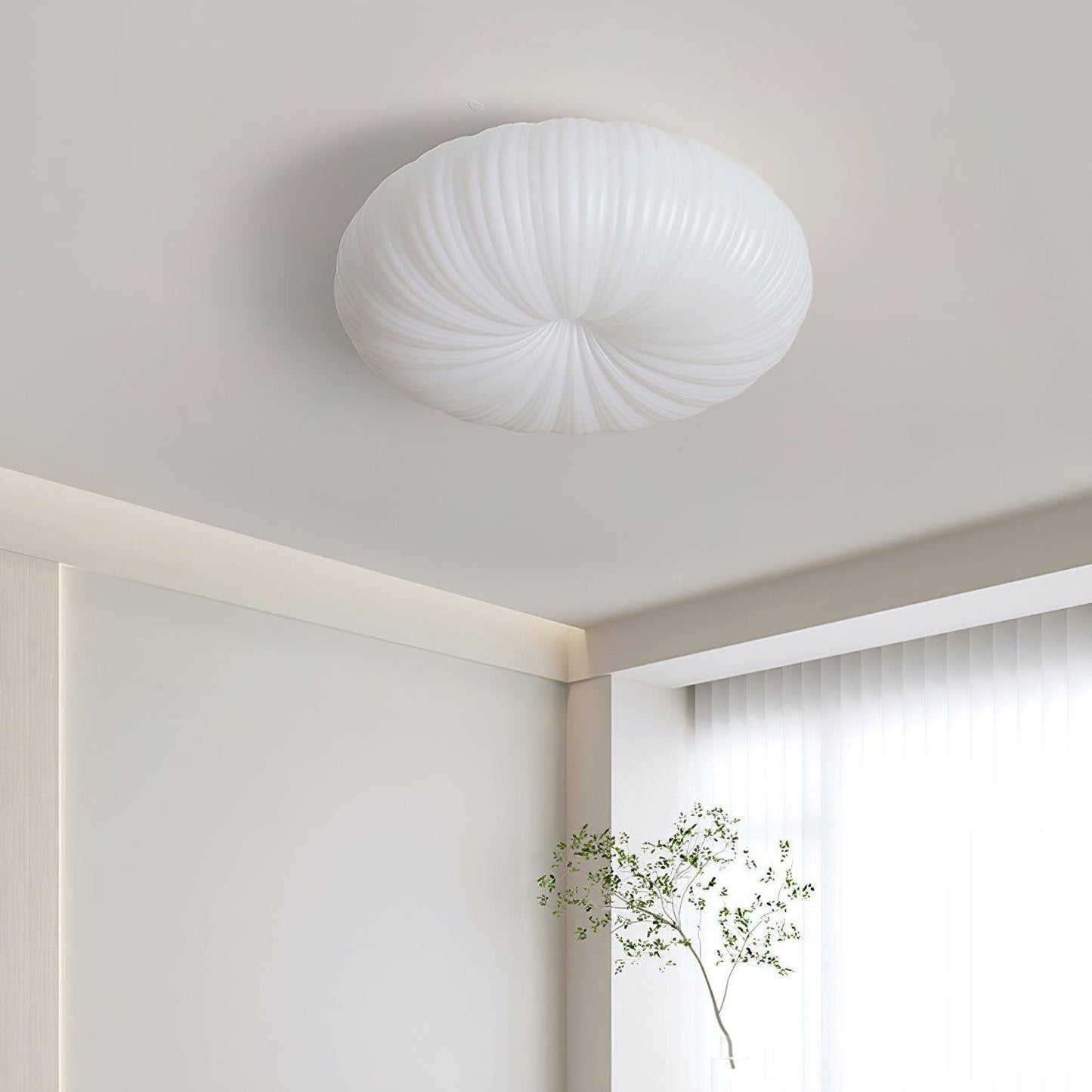 LuminaraGlow | Elegant Modern Flush Mount Ceiling Light Fixture with Remote 3
