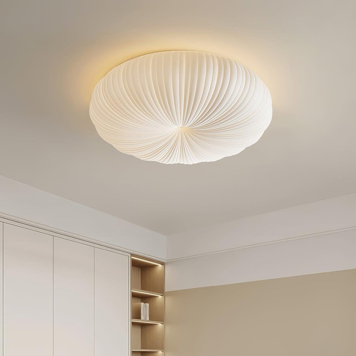 LuminaraGlow | Elegant Modern Flush Mount Ceiling Light Fixture with Remote 4