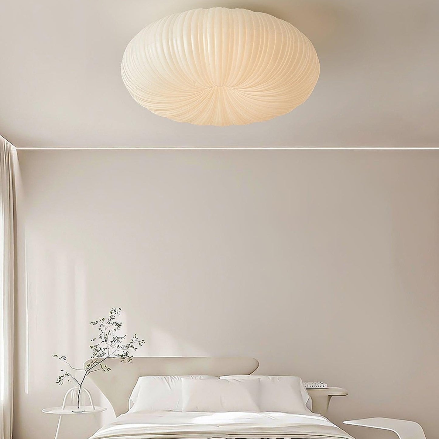 LuminaraGlow | Elegant Modern Flush Mount Ceiling Light Fixture with Remote 6