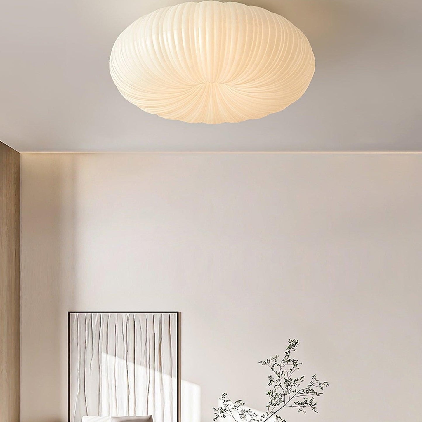 LuminaraGlow | Elegant Modern Flush Mount Ceiling Light Fixture with Remote 7