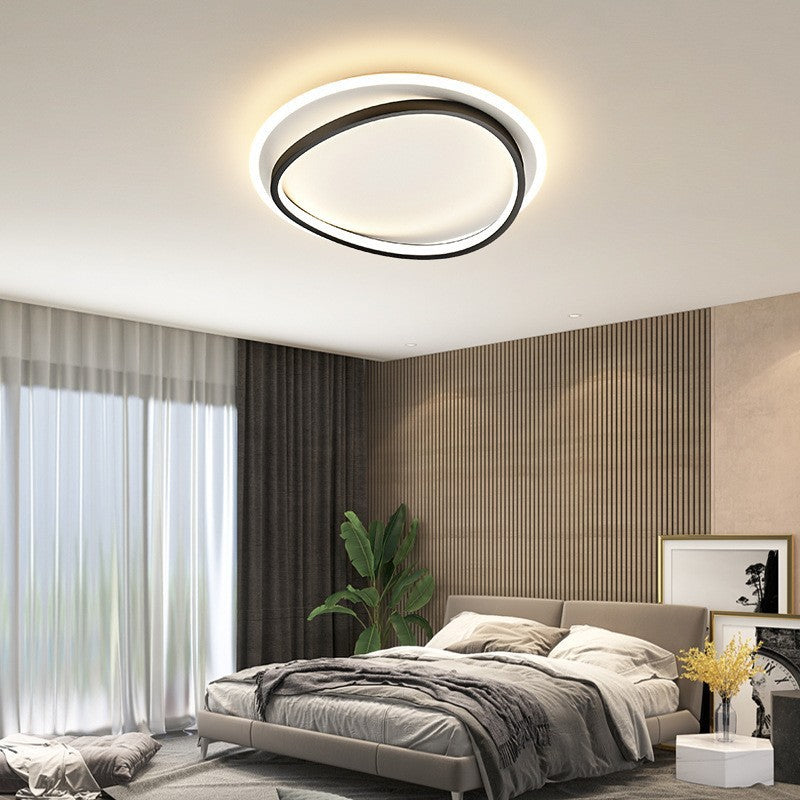 Luminara | Stylish Black Gold Flush Mount Ceiling Light Fixture 3