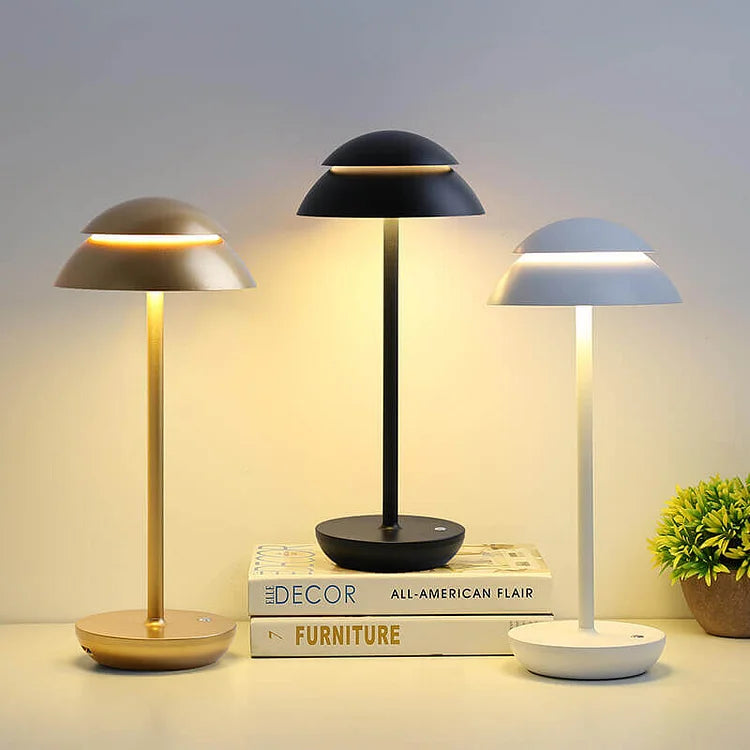 Luminous Prestige | Cordless Scandinavian Table Lamp with Dimmable Feature | Elegant Design for Cozy Ambiance 1