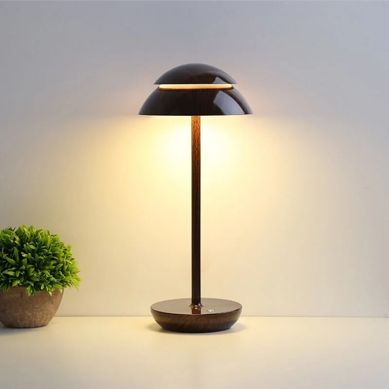 Luminous Prestige | Cordless Scandinavian Table Lamp with Dimmable Feature | Elegant Design for Cozy Ambiance 3