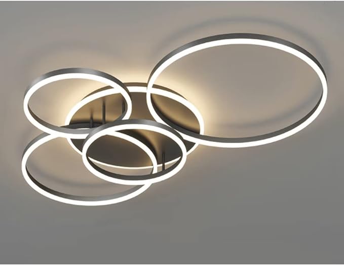 LumosRing | Elegant Modern Flush Mount Ceiling Light with Adjustable Brightness 0