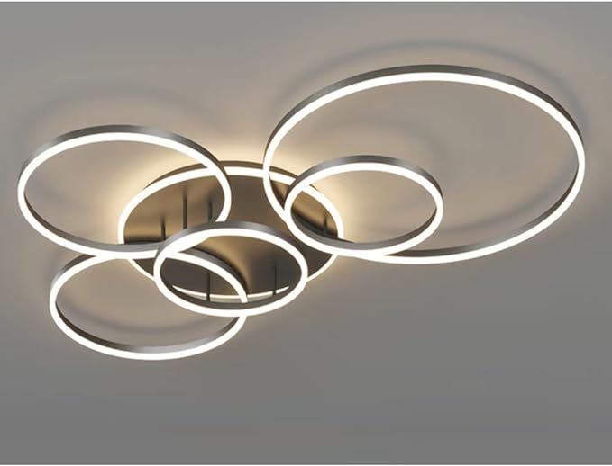 LumosRing | Elegant Modern Flush Mount Ceiling Light with Adjustable Brightness 3