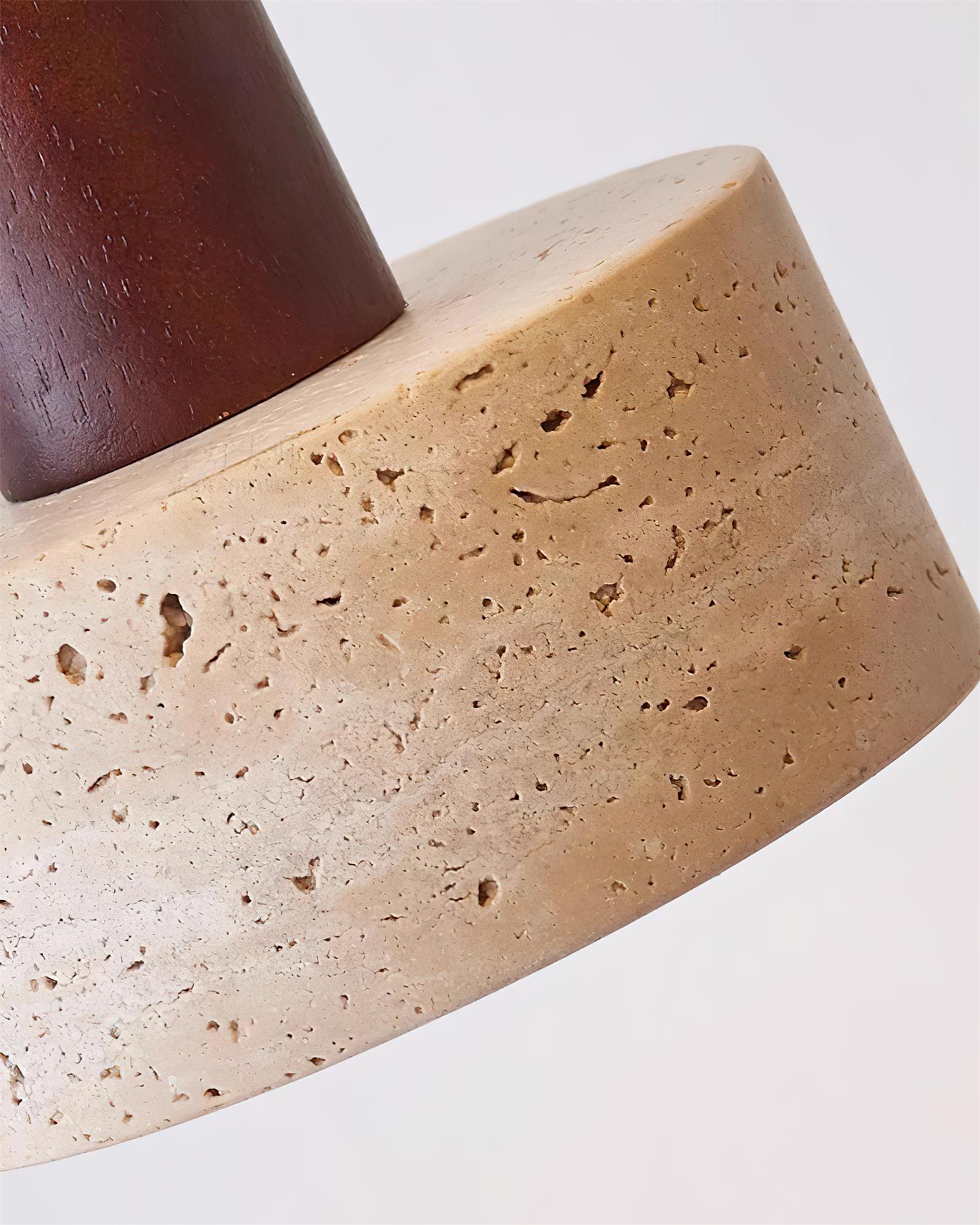 Lunara | Multi-Light Pendant Lighting with Adjustable Height | Elegant Travertine Shade for Modern Kitchens 7