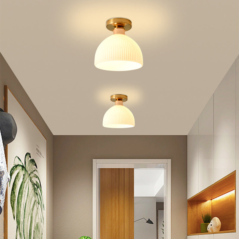 Lunaris | Elegant Soft White Glass Modern Ceiling Lamp 3